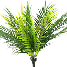 Load image into Gallery viewer, Artificial Palm Leaf Artificial Plants 9 Forks Iron Leaf Tropical Green Plants Ferns Jungle Plants
