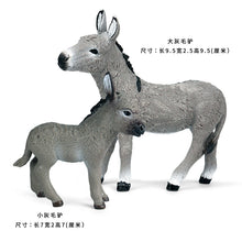 Load image into Gallery viewer, Wild Animal Model Toys Decoration Solid Tiger Lion Hippo Rhinoceros Elephant Panda Cow Set Children's Toy
