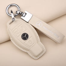 Load image into Gallery viewer, For 21 Mercedes-Benz New E-Class Key Cover E200l C260l A200l S-Class GLC Leather Keychain

