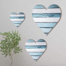 Load image into Gallery viewer, 3pcs/Set Heart-Shaped Bedroom Decoration Wall Crafts Wooden Board Creative Home Decorations Wooden Country Heart-Shaped   Pendant

