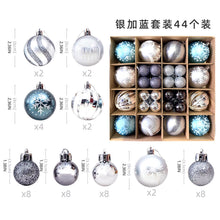 Load image into Gallery viewer, Christmas decoration 6cm electroplated ball plastic ball special-shaped painted Christmas ball gift Christmas tree pendant
