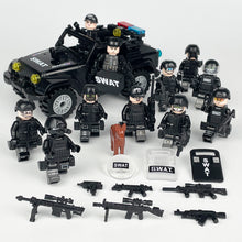 Load image into Gallery viewer, Jeep Black Special Police Doll Toy Weapon Shield Children's Small Particles Assembled Building Block Toys X001 Accessories
