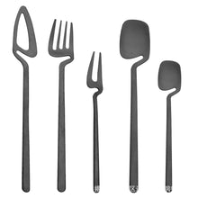 Load image into Gallery viewer, Creative Stainless Steel Hanging Cup Tableware Wall Hanging Knife, Fork and Spoon Coffee Spoon Cake Fork Fruit Fork Ice Spoon Can Be Hanging Cup Wall
