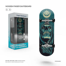 Load image into Gallery viewer, Wooden Fingerboard Complete Set 5 Layer Maple Wood Deck Bearing Wheels Alloy Truck Finger Skate Board Mini Skateboard Kid Toys
