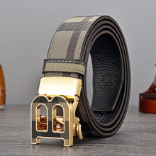Load image into Gallery viewer, High-End Business Casual Men Automatic Buckle Belt All-Match Men's Pant Belt
