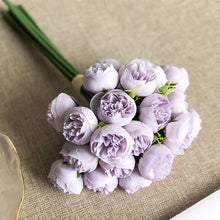 Load image into Gallery viewer, 27 heads Artificial Raw Silk Rose Bouquet Artificial Bouquet Home Decorative Fake Flower
