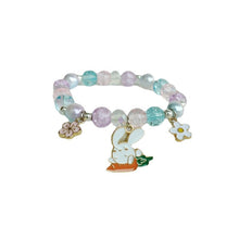 Load image into Gallery viewer, Cute Cartoon My Melody Children's Beaded Crystal Female Couple Student Girlfriends Gift Color Bracelet Accessories
