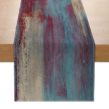 Load image into Gallery viewer, Tie-Dyed Style Printed Table Runner Linen Home Vintage Printing Decoration Table Runner Tablecloth
