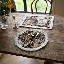 Load image into Gallery viewer, Tassel round flower placemat table towel kitchen table cloth decoration dining room long table mat
