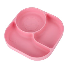 Load image into Gallery viewer, Baby Fork and Spoon Integrated Silica Gel Sucker Toddler Feeding Dinner Plate Children Tableware
