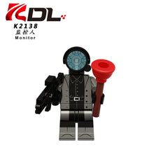 Load image into Gallery viewer, Kdl818 Toilet Person Series Audio Person TV Person Monitor Person Educational Assembled Building Blocks Toys
