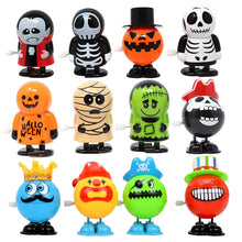 Load image into Gallery viewer, Halloween Wind-up Toy Suit Movable Winding with Eyes Jumping Ghost Tooth Witch Witch Gift
