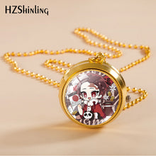 Load image into Gallery viewer, Rotating Pocket Watch Pocket Watch Male and Female Students Ornament Two-Dimensional Animation Necklace Pocket Watch
