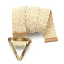 Load image into Gallery viewer, Dress Pp Grass Woven Decorative Women's Wide Belt Bohemian Elastic Elastic Waist Seal
