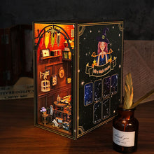 Load image into Gallery viewer, DIY Cottage Puzzle Assembled Magic Series Buckle Book Stand Doll House Science and Education 3D Puzzle
