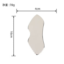 Load image into Gallery viewer, Stainless Steel Scraping Plate Facial Beauty Scraper 304 Stainless Steel Fascial Knife Eye Massager
