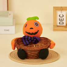 Load image into Gallery viewer, Festival Rattan Candy Basket Cute Doll Halloween Party Decoration Supplies
