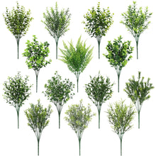 Load image into Gallery viewer, 10PCs Simulation Green Plant Handlebar Bundle Plastic Artificial Plant Wedding Outdoor Home Crafts
