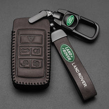 Load image into Gallery viewer, Leather Car Key Sleeve For Land Rover Evoque Discovery Velar Guard Car
