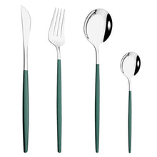 Load image into Gallery viewer, Stainless Steel Tableware Portugal Steak Knife and Fork Portable Ins Hotel Western Style Golden Western Food Knife and Fork

