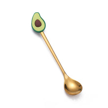 Load image into Gallery viewer, Fruit Fork Cute Children's Tableware Watermelon Spoon Doll Cake Dessert Fork Stainless Steel Coffee Spoon
