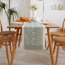 Load image into Gallery viewer, Handmade tassel table runner American jacquard table runner cloth table cloth chest of drawers cover towel decorative dustproof tablecloth
