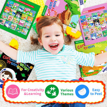 Load image into Gallery viewer, 3pcs Baby Training Puzzle DIY Early Education Concentration Sticker Book
