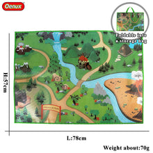 Load image into Gallery viewer, Waterproof Oxford Cloth Dinosaur Carpet Buggy Bag Velcro Portable Wildlife Carpet Buggy Bag
