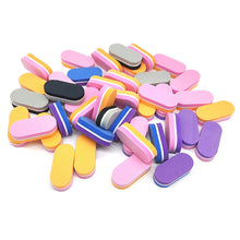 Load image into Gallery viewer, Mini Small Sponge Tofu Block Nail File Two-Side Polishing High Elastic Sponge for Nail Beauty Polishing Grinding Nail

