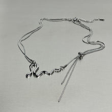 Load image into Gallery viewer, INS Style Double-Layer Chain Snake Necklace Female Hip Hop Cold Style Personal Accessories Clavicle Chain
