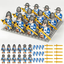 Load image into Gallery viewer, Medieval Knight Military Soldier Castle Building Blocks Doll 1813 Toy Doll Accessories
