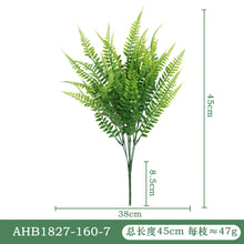 Load image into Gallery viewer, 10PCs Simulation Green Plant Handlebar Bundle Plastic Artificial Plant Wedding Outdoor Home Crafts

