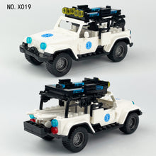 Load image into Gallery viewer, X019 White Recovery Vehicle Children's Assembled Small Particle Building Blocks Toy
