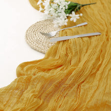 Load image into Gallery viewer, Voile Champray Table Runner Bohemian Twist Tablecloth Party Decoration Table Runner
