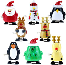 Load image into Gallery viewer, Christmas Clockwork Suit Toy Holiday Gift Movable Santa Claus Toy Suit
