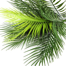 Load image into Gallery viewer, Artificial Palm Leaf Artificial Plants 9 Forks Iron Leaf Tropical Green Plants Ferns Jungle Plants
