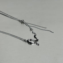 Load image into Gallery viewer, INS Style Double-Layer Chain Snake Necklace Female Hip Hop Cold Style Personal Accessories Clavicle Chain
