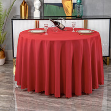 Load image into Gallery viewer, round Solid Color Tablecloth Wedding Banquet Tablecloth Simple Decorative Tablecloth
