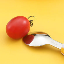 Load image into Gallery viewer, Stainless Steel Children's Small Spoon Cartoon Pattern Baby Feeding Spoon Fork Portable
