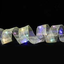 Load image into Gallery viewer, 5cm Christmas Tree Luminous Ribbon LED Lighting Chain Christmas Decorations
