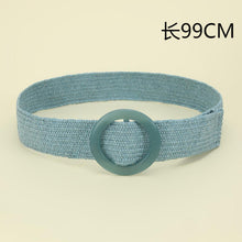 Load image into Gallery viewer, Dress Pp Grass Woven Decorative Women's Wide Belt Bohemian Elastic Elastic Waist Seal
