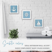 Load image into Gallery viewer, Wooden Home Summer Bathroom Listing Creative Retro Wood Ocean Style Crafts Wall Decoration Pendant
