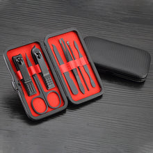Load image into Gallery viewer, Manicure Implement Manicure Set Gift Nail Clippers 7-Piece Set Grain Point Pliers Nail Clippers Set
