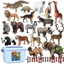 Load image into Gallery viewer, Farm Poultry Dinosaur Scene Decoration Set Children's Learning Model Animal Model Toys
