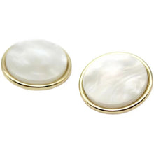 Load image into Gallery viewer, 5pcs/Set Clothing Accessories Accessories round Metal Button Gold and Silver Edge Imitation Shell Sweater Coat Button
