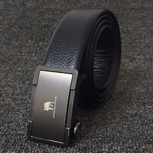 Load image into Gallery viewer, Men's Inner Automatic Buckle Leather Belt Pure Men's Business Belt
