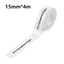 Load image into Gallery viewer, Heat-Sensitive Label Stickers Jingyou P12p15 Vitality Label Printing Paper Name Tape Continuous Thermal Label Paper
