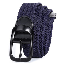Load image into Gallery viewer, Youth Elastic Elastic Waistband for Men and Women Canvas Belt Elastic Woven Lengthened No Hole Jeans Strap
