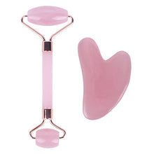 Load image into Gallery viewer, Crystal Roller Facial Massage Stick Non-Jade Facial Beauty Flower Rod Double-Headed Ball Massager
