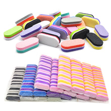 Load image into Gallery viewer, Mini Small Sponge Tofu Block Nail File Two-Side Polishing High Elastic Sponge for Nail Beauty Polishing Grinding Nail
